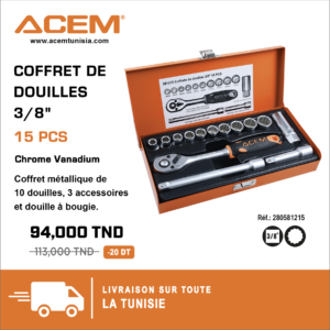581215 - Coffret de douilles 3/8"