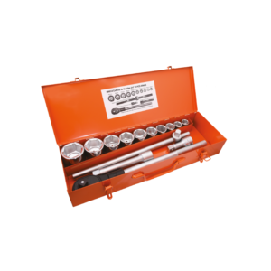 586014 - Coffret de douilles 3/4" 14 pcs 6 pans