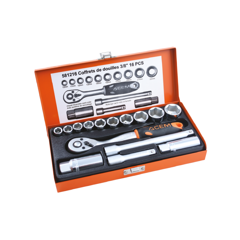 581216 - Coffret de douilles 3/8"