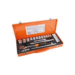 581224 - Coffret de douilles 1/2" 12pans 24pcs