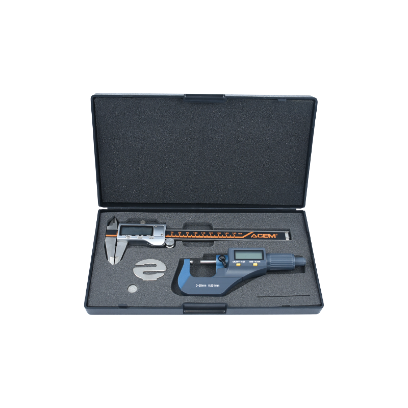 Vernier caliper with digital display & micrometer AC-6