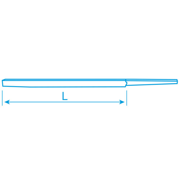 Triangular file without handle – ACEM Tunisie