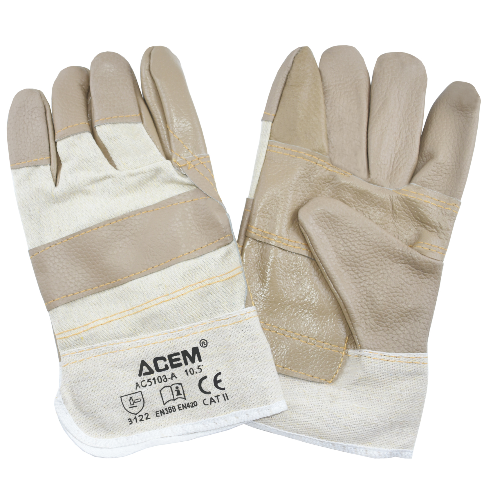 125103 - Leather palm gloves – ACEM Tunisie