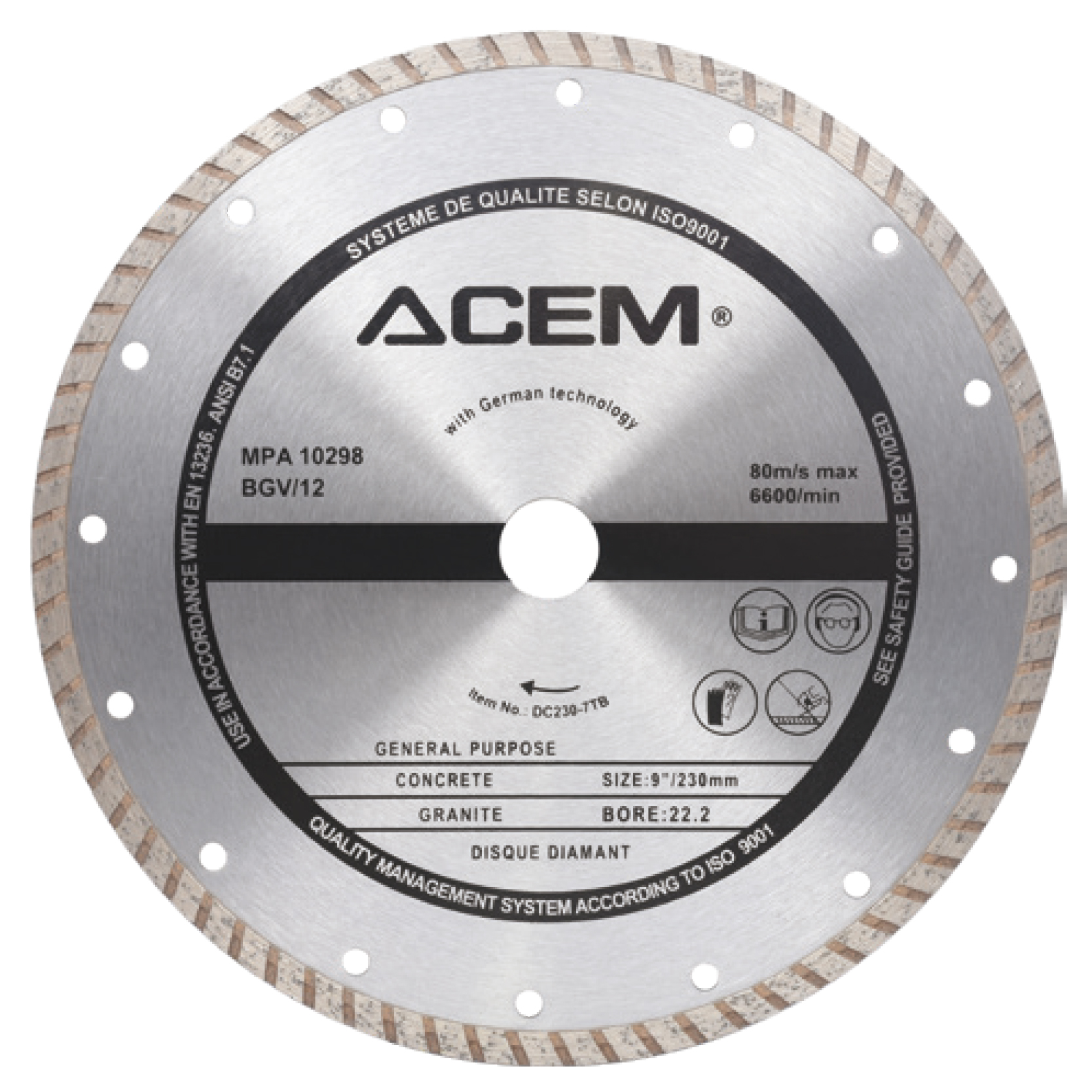 947100 - Disque diamant DC- 7TB