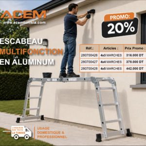 700400 - Échelle multifonction aluminium