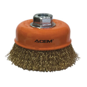 936100 - Brosse conique à fil laiton ondulé