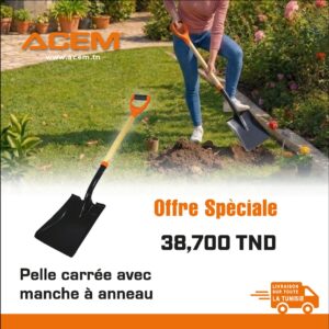 900111 - Pelle carrée manche anneau