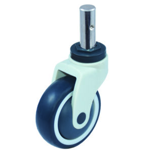 801400 - Roue  médicale en nylon avec axe M21.5x55mm