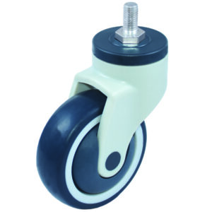 801400 - Roue médicale en nylon avec tige filetée M12x25mm