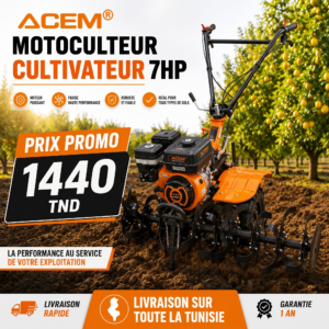 773010 - Motoculteur cultivateur 7 HP MC07